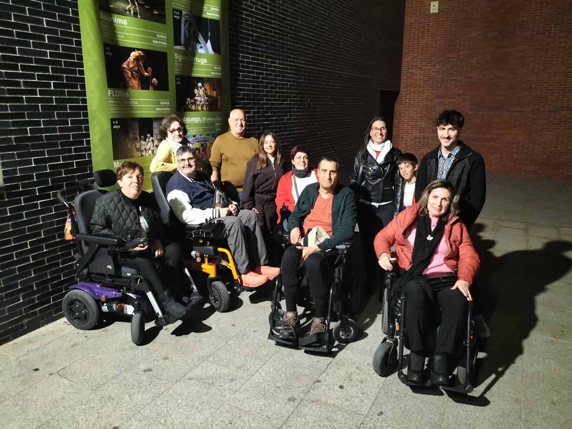 Salida del grupo de musicoterapia al concierto de la 9ª sinfonía de Beethoven en el Atrium Viladecans